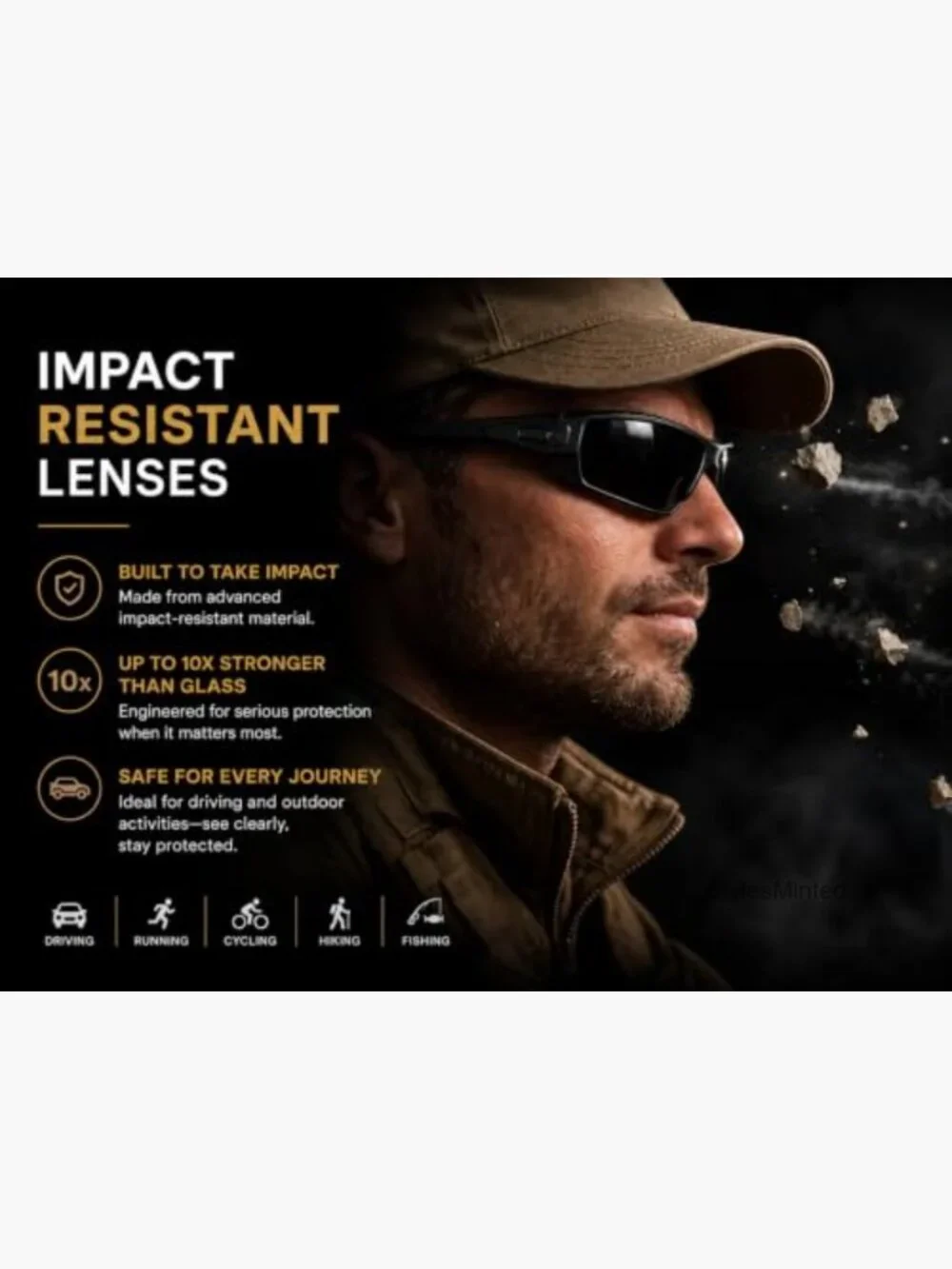 XXL Aviator Sunglasses for Large Heads Polarized with Hard Case